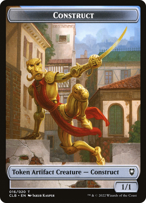 Construct Token (CLB-016) - Battle for Baldur's Gate Tokens Foil