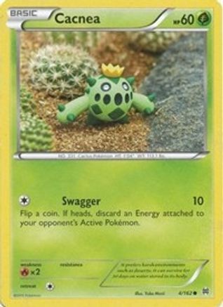 Cacnea 004/162  - Reverse Holofoil XY  BREAKthrough - Common