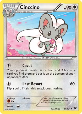 Cinccino (88) 088/124  XY  Fates Collide - Uncommon