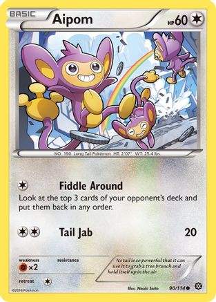 Aipom 090/114  XY  Steam Siege - Common