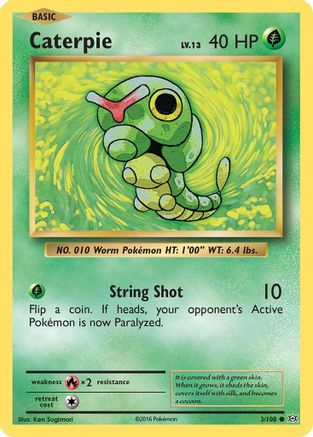 Caterpie 003/108  XY  Evolutions - Common