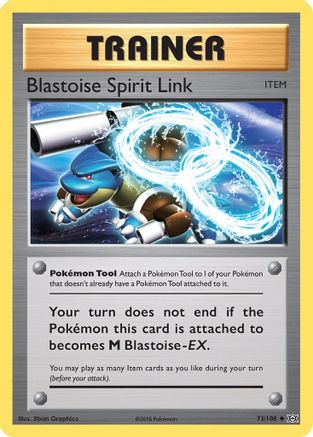 Blastoise Spirit Link 073/108  XY  Evolutions - Uncommon