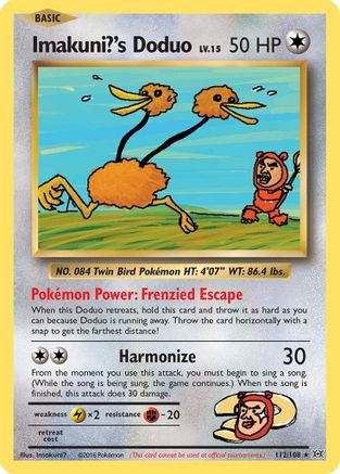 Imakuni?'s Doduo 112/108  XY  Evolutions - Secret Rare