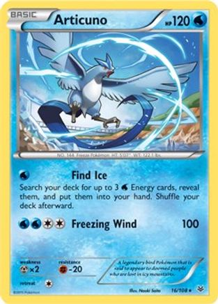 Articuno 016/108  - Holofoil Deck Exclusives - Holo Rare