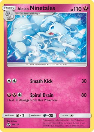 Alolan Ninetales SM128  SM Promos - Promo