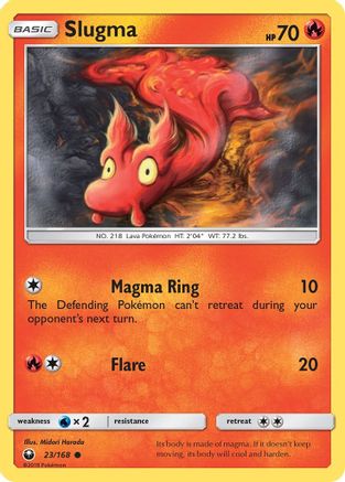 Slugma 023/168  SM  Celestial Storm - Common