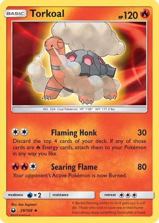 Torkoal 029  SM  Celestial Storm - Uncommon