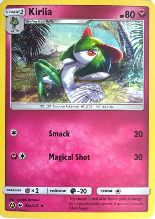 Kirlia 92a/147  - Holofoil Alternate Art Promos - Promo