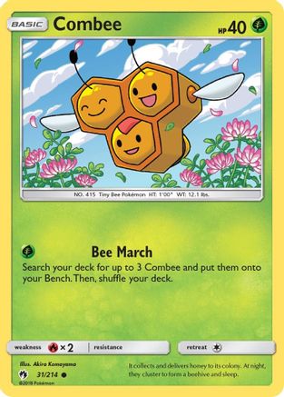 Combee 031/214  SM  Lost Thunder - Common