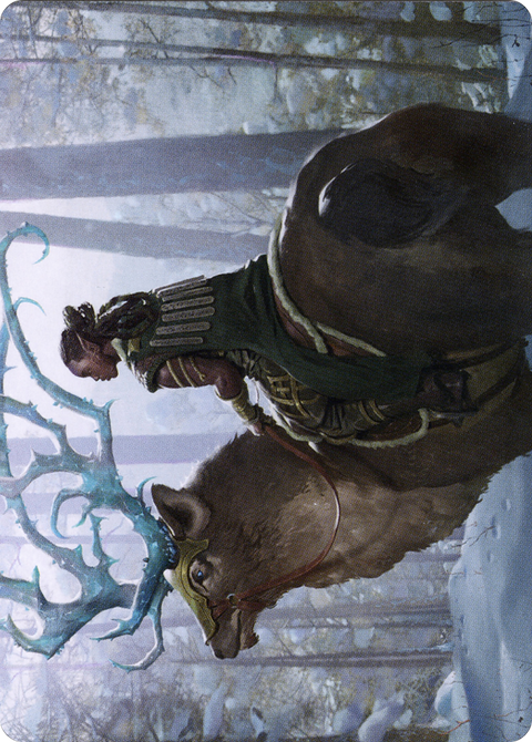 Boreal Outrider Art Card (ASKHM-042) - Art Series: Kaldheim (Borderless)