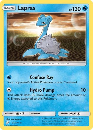 Lapras 031/181  SM  Team Up - Rare