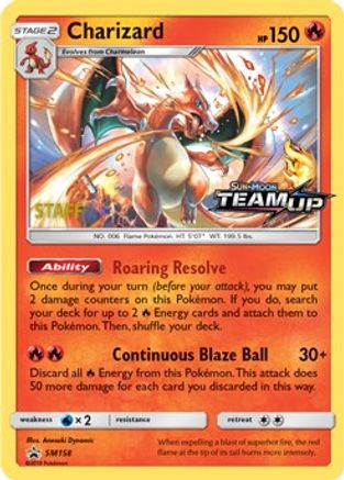 Charizard SM158  - Holofoil SM Promos - Promo