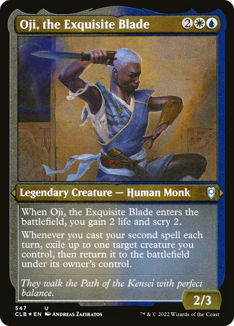 Oji, the Exquisite Blade (CLB-547) - Commander Legends: Battle for Baldur's Gate Foil