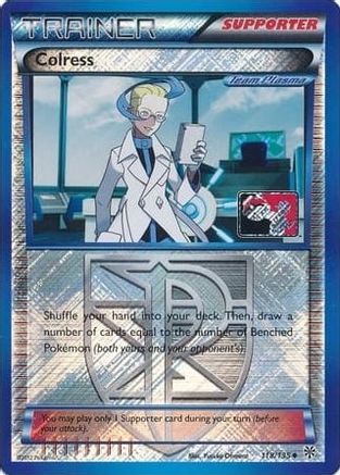 Colress 118/135  - Reverse Holofoil League & Championship Cards - Promo