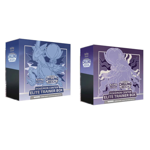 Pokemon TCG Chilling Reign Pokemon Center Exclusive Elite Trainer Boxes (Pair)