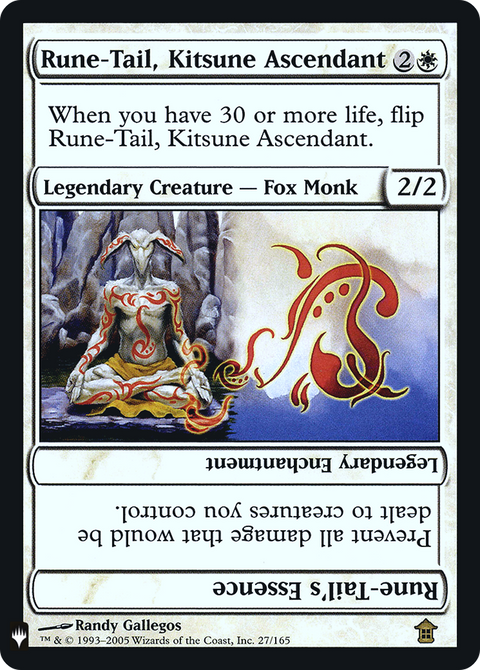 Rune-Tail, Kitsune Ascendant (LIST-027) - The List Foil