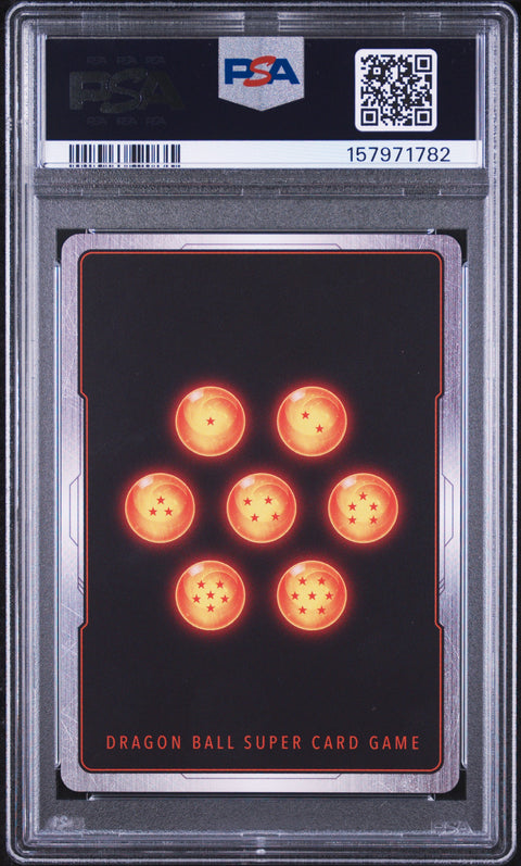 2026 DRAGON BALL SUPER CARD GAME MASTERS SERIES 30 THREE GLORIOUS FIGHTERS #BT30-150 FAMILY KMHA, MRCL BLAST GOD RARE PSA 10