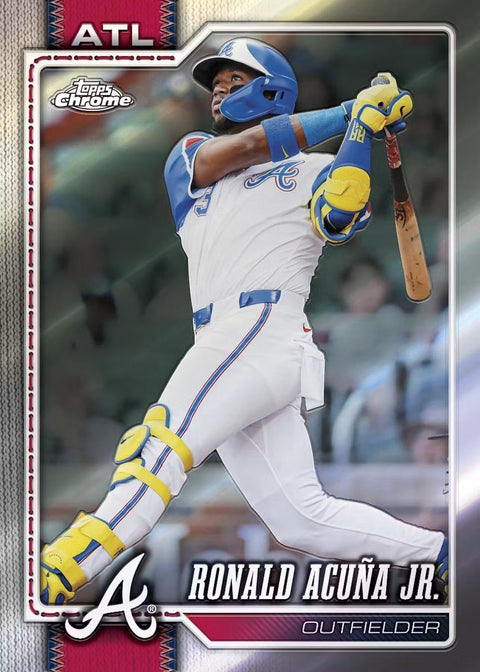 2026 Topps Chrome MLB Baseball Mega Box