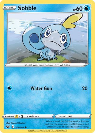 Sobble (054) 054/202  SWSH01 Sword & Shield Base Set - Common