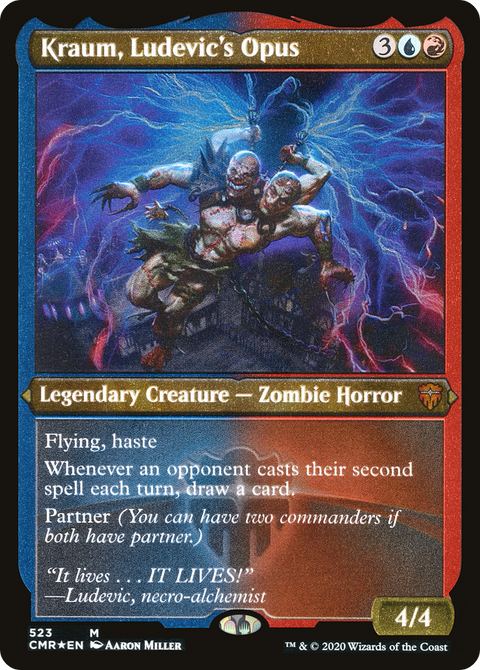 Kraum, Ludevic's Opus (Foil Etched) (CMR-523) - Commander Legends Etched Foil