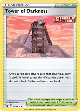 Tower of Darkness 137/163  SWSH05 Battle Styles - Uncommon