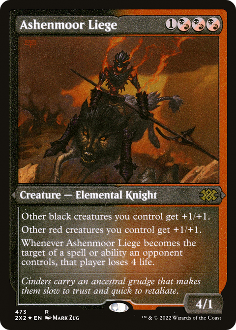 Ashenmoor Liege (2X2-473) - Double Masters 2022 Foil