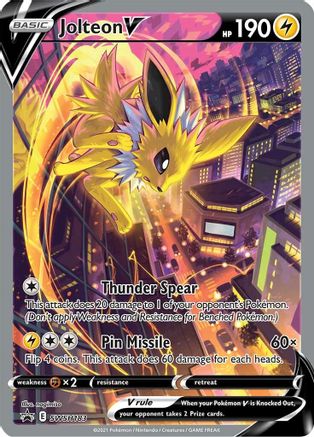 Jolteon V SWSH183  - Holofoil SWSH Sword & Shield Promo Cards - Promo