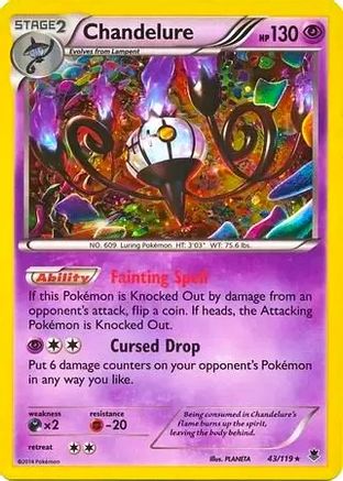 Chandelure 043/119  - Holofoil Blister Exclusives - Promo