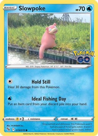 Slowpoke 019/078  Pokemon GO - Common
