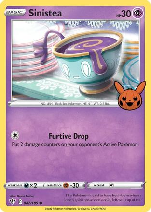 Sinistea 082/189  Trick or Trade BOOster Bundle - Promo