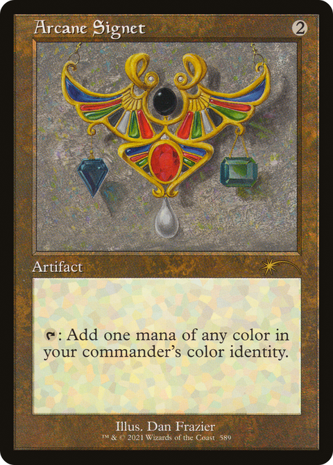 Arcane Signet (589) (SLD-589) - Secret Lair Drop Etched Foil