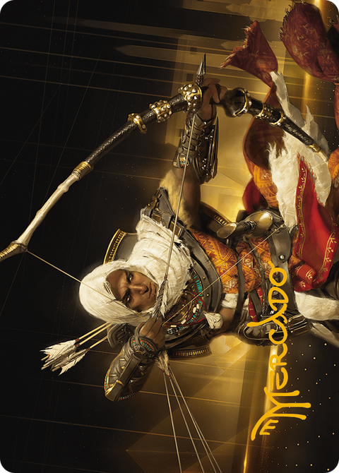 Bayek of Siwa Art Card (Gold-Stamped Signature) (ASACR-016) - Assassin's Creed Art Series (Borderless)