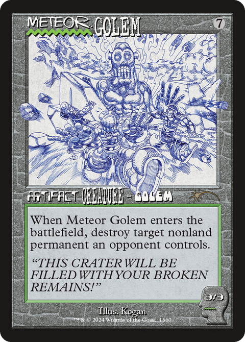 Meteor Golem (SLD-1660) - Secret Lair Drop Foil