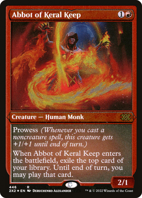 Abbot of Keral Keep (2X2-446) - Double Masters 2022 Foil