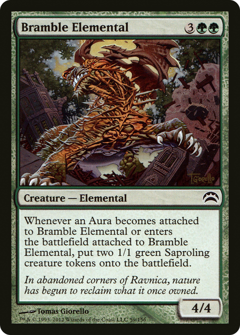 Bramble Elemental (PC2-059) - Planechase 2012 Foil
