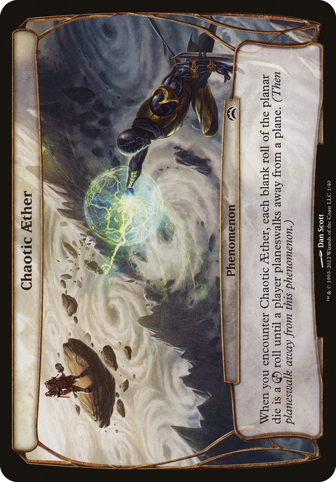 Chaotic Aether (Planechase 2012) (OVER-001) - Planechase 2012 Planes Foil