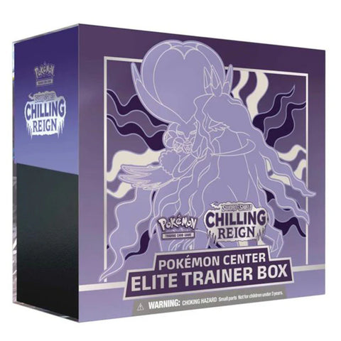 Pokemon TCG Chilling Reign Pokemon Center Exclusive Elite Trainer Boxes (Pair)