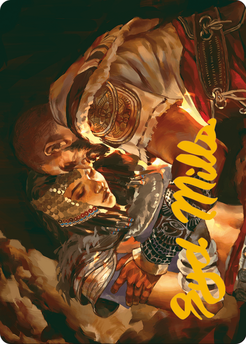 Cathartic Reunion Art Card (Gold-Stamped Signature) (ASACR-011) - Assassin's Creed Art Series (Borderless)