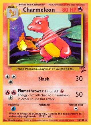 Charmeleon 035/130  Base Set 2 - Uncommon
