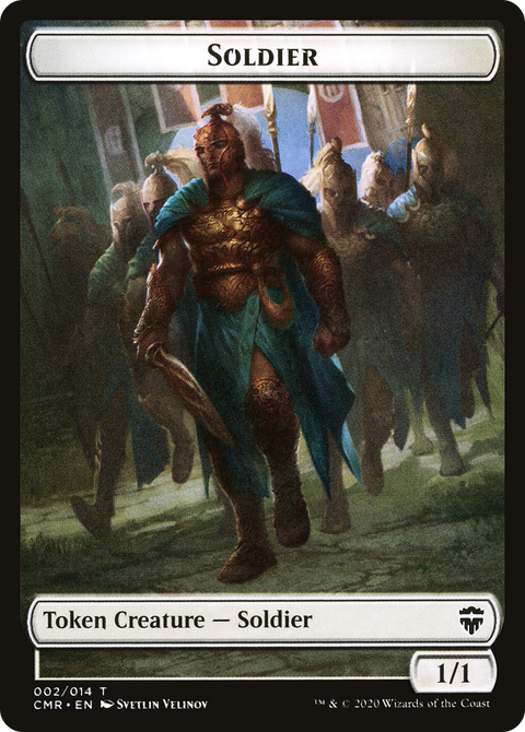 Soldier Token (CMR-002) - Commander Legends Tokens Foil