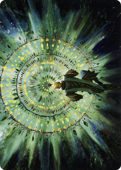 Verdant Mastery // Verdant Mastery (ASSTX-019) - Strixhaven Art Series (Borderless) Foil