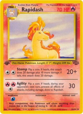 Rapidash 044/64  - Unlimited Jungle - Uncommon