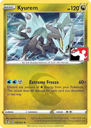 Kyurem 116  Prize Pack Series Cards - Rare