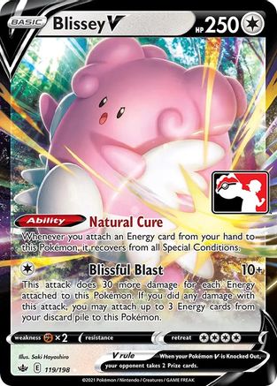 Blissey V 119  - Holofoil Prize Pack Series Cards - Ultra Rare