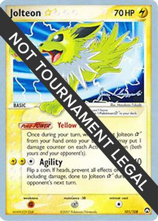 Jolteon Star - 2008 (Jason Klaczynski) 101  World Championship Decks - Rare