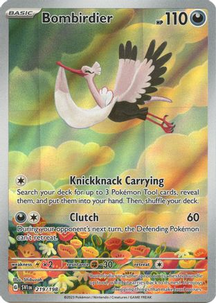 Bombirdier 219/198  - Holofoil SV01 Scarlet & Violet Base Set - Illustration Rare