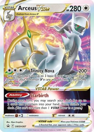 Arceus VSTAR SWSH307  - Holofoil SWSH Sword & Shield Promo Cards - Promo