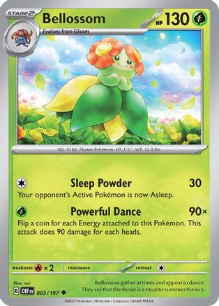 Bellossom 003/197  SV03 Obsidian Flames - Uncommon