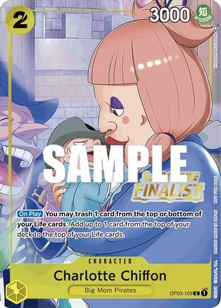Charlotte Chiffon (Offline Regional 2023) [Finalist] (OP03-109) - One Piece Promotion Cards Foil
