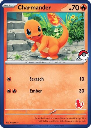 Charmander (Blue Border)  My First Battle - Unconfirmed